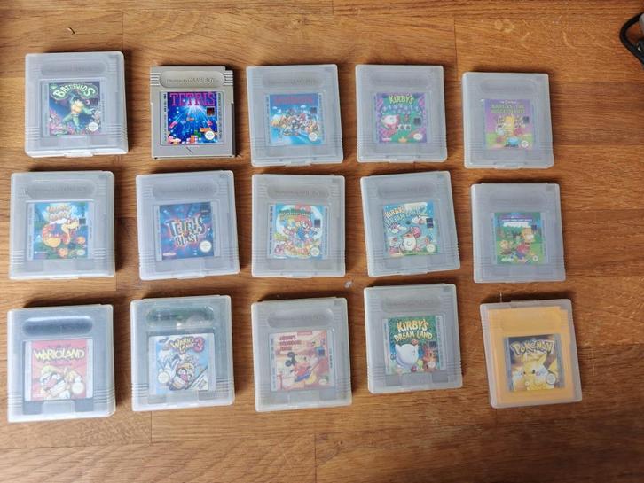 Diverse Gameboy spellen incl. Pokemon Yellow, Spelcomputers en Games, Games | Nintendo Game Boy, Zo goed als nieuw, Overige genres