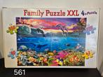 Family puzzel XXL. Onderwaterwereld. 4 in 1., Ophalen of Verzenden, 500 t/m 1500 stukjes, Zo goed als nieuw, Legpuzzel