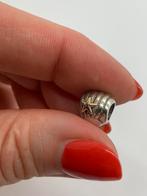 V679 Pamdora goud op zilver bedel zeester, Pandora, Ophalen of Verzenden, X, Zilver