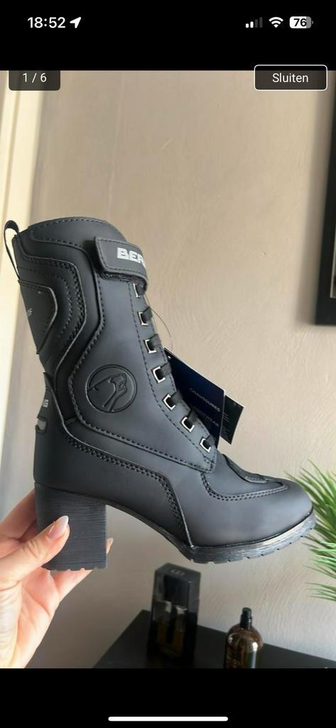 Dames Bering motor schoenen maat 36, Motoren, Kleding | Motorkleding, Laarzen, Dames, Ophalen