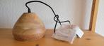 Nieuw: lamp hanglamp hout incl. Gebruiksaanwijzing, Ophalen, Nieuw, Hout, Minder dan 25 cm