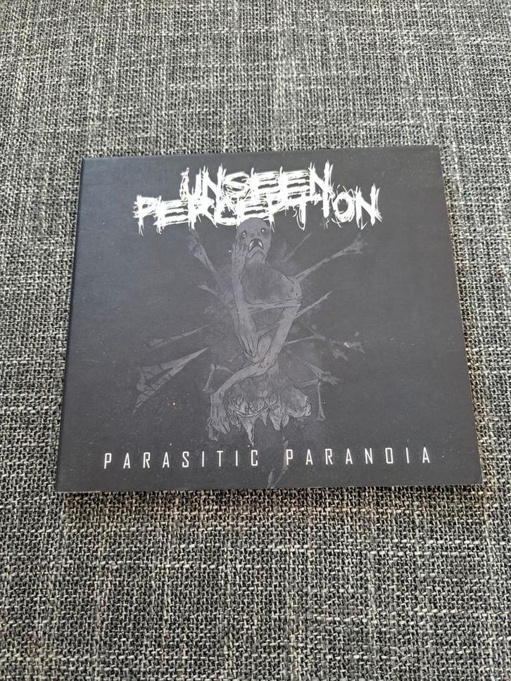 Unseen Perception - Parasitic Paranoia CD, Cd's en Dvd's, Cd's | Hardrock en Metal, Gebruikt, Ophalen of Verzenden
