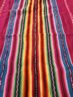 Kleurrijke Frazada uit Peru, Ophalen of Verzenden, Zo goed als nieuw, Rechthoekig, 100 tot 150 cm