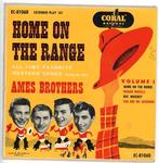 E.P. "Home on the Range " the Ames Brothers - 1953 ( USA ), Ophalen of Verzenden, Zo goed als nieuw, Pop