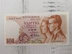 België 50 francs 1966, Postzegels en Munten, Bankbiljetten | België, Ophalen of Verzenden