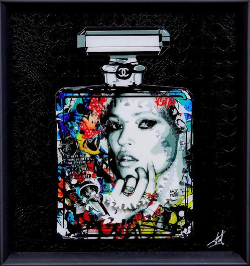 Bottle Magic Kate Moss Fred Meurice, Antiek en Kunst, Kunst | Schilderijen | Modern, Ophalen of Verzenden