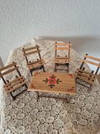Leuk gemerkt houten tuinset jaren 60, Ophalen of Verzenden, Zo goed als nieuw, Poppenhuis
