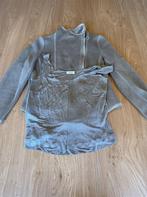 dames akris punto jasje en vest - grijs, maat small, Ophalen of Verzenden, Zo goed als nieuw, Maat 36 (S), Grijs