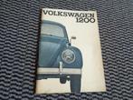 Volkswagen Kever 1200 Handleiding - Instructieboek NL 1963, Verzenden