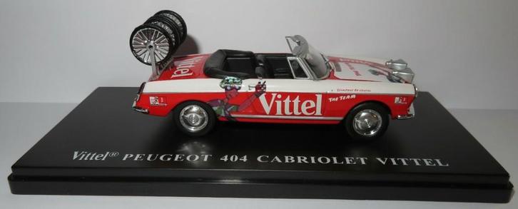 28278: Peugeot 404 Cabriolet - Vittel - Atlas 1:43, Hobby en Vrije tijd, Modelauto's | 1:43, Nieuw, Auto, Overige merken, Ophalen of Verzenden