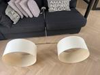 Hanglamp met 2 beige kappen, Beige, Zo goed als nieuw, Ophalen