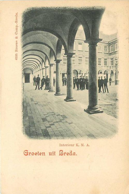 (388-013-033) Breda KMA Interieur, Verzamelen, Ansichtkaarten | Nederland, Noord-Brabant, Verzenden