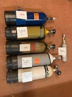 Duikflessen - 5 en 6 liter, Ophalen of Verzenden, Gebruikt, Duikfles