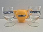 Ricard setje (Z), Verzamelen, Glas en Borrelglaasjes, Ophalen of Verzenden, Zo goed als nieuw, Borrel- of Shotglas