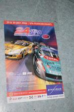 Affiche van de 24 uur van Spa van Francorchamps 2006, Ophalen of Verzenden, Zo goed als nieuw, Auto's
