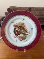 Limoges porseleine bord met fazanten jaren 60 vintage, Ophalen of Verzenden