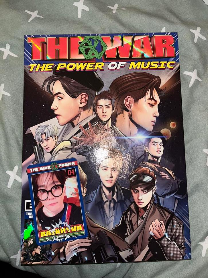 EXO The war: power of music album + photocard, Verzamelen, Muziek, Artiesten en Beroemdheden, Zo goed als nieuw, Cd of Plaat, Ophalen of Verzenden