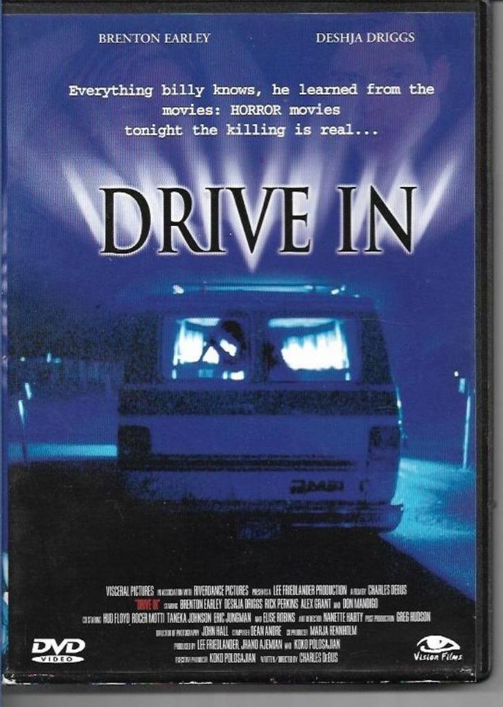 Drive In, Cd's en Dvd's, Dvd's | Horror, Zo goed als nieuw, Slasher, Vanaf 16 jaar, Verzenden