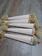 5 Papieren Parasolletjes - Decoratief, Carnaval, Ophalen of Verzenden, Zo goed als nieuw, Accessoires