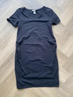 Nieuw - Zwarte zwangerschapsjurk / lang shirt - mt S - H&M, Nieuw, Jurk, H&M, Ophalen of Verzenden