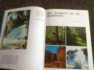 Boek v. natuur en klimaat in de ardennen met mooie afb. beschikbaar voor biedingen