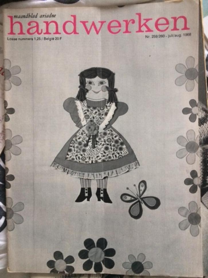 ariadne handwerken nr 259/260 juli/aug 1968, Boeken, Tijdschriften en Kranten, Gelezen, Ophalen of Verzenden