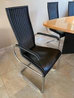 Eetkamerstoel, met armleuningen - merk: TECTA - type: D 27, Ophalen, Zwart, Modern, Vijf, Zes of meer stoelen