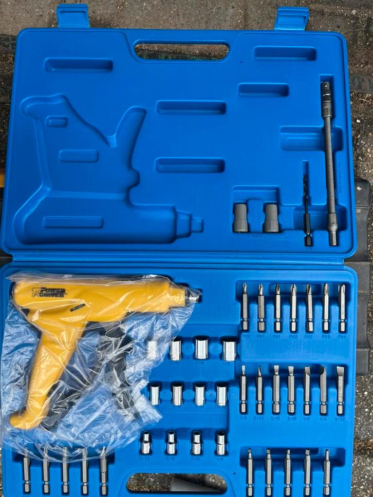 Schroefbits / doppen met knijpschroevendraaier, Doe-het-zelf en Verbouw, Gereedschap | Handgereedschap, Nieuw, Ophalen of Verzenden