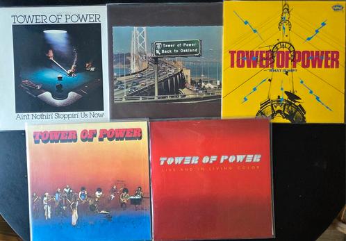 Tower of Power - 5 LP's - Soul, Funk, Rhythm & Blues, Cd's en Dvd's, Vinyl | Pop, Gebruikt, 1960 tot 1980, 12 inch, Ophalen of Verzenden