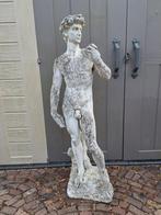 Stenen beeld Kleine David 120cm hoog., Tuin en Terras, Tuinbeelden, Ophalen, Gebruikt, Steen