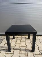 Zwarte IKEA Lack tafel, Kunststof, Gebruikt, Vierkant, Minder dan 50 cm