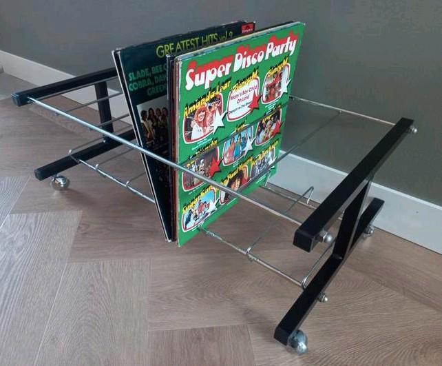 LP / Vinyl Opbergrek Vintage - Retro uit jaren '70!, Verzamelen, Retro, Huis en Inrichting, Ophalen