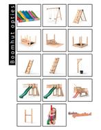 BOOMHUT XL speeltoren speelhuis klimtoren speeltoestel, Ophalen, Nieuw, Schommel, Aanbouwonderdeel