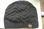 zwarte, gebeide muts Work Wear one size, Ophalen of Verzenden, Zo goed als nieuw, Overige maten, Muts