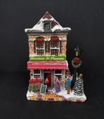 Typisch hollands kersthuisje bloemen en planten, Verzenden