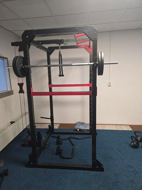 Power Rack, Sport en Fitness, Fitnessapparatuur, Zo goed als nieuw, Krachtstation, Metaal, Ophalen