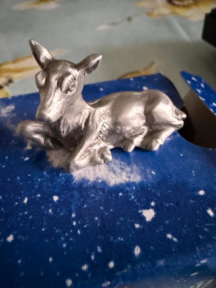 Royal Selangor Tinnen Beeldje - Hert, Antiek en Kunst, Kunst | Beelden en Houtsnijwerken, Verzenden