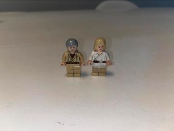 LEGO Star Wars minifigs Luke Skywalker & Obi-Wan Kenobi 8092 beschikbaar voor biedingen