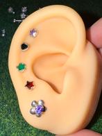 950 Zilveren Oorbellen met Edelsteen - Nieuw!, Sieraden, Tassen en Uiterlijk, Nieuw, Ophalen of Verzenden, Met edelsteen, Knopjes of Stekers