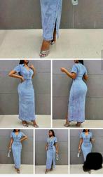 Lichte blauwe spijker jurk nieuw, Blauw, Nieuw, Ophalen of Verzenden, Onbekend