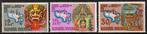 Indonesie Zonnebloem nr 647/9 postfris 1969, Zuidoost-Azië, Ophalen of Verzenden, Postfris