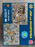 Jan van Haasteren- 2x 1000 stukjes, Hobby en Vrije tijd, Denksport en Puzzels, Ophalen, Zo goed als nieuw