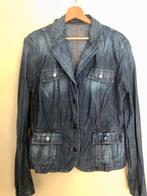 Marc Cain spijkerjasje /blazer Maat M/L, Kleding | Dames, Jasjes, Kostuums en Pakken, Maat 38/40 (M), Blauw, Ophalen of Verzenden