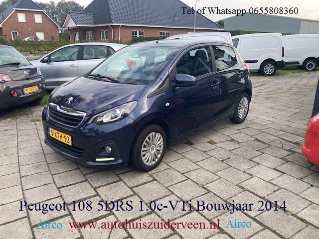 Peugeot 108 1.0 12V E-VTI 51KW 5DRS Airco, Auto's, Peugeot, Bedrijf, Te koop, ABS, Airbags, Airconditioning, Alarm, Boordcomputer