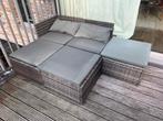 Loungeset modulair, Tuin en Terras, Tuinsets en Loungesets, Ophalen, Zo goed als nieuw