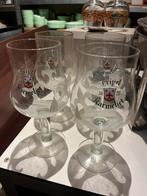 Tripel Karmeliet bierglazen 4 stuks, Ophalen, Zo goed als nieuw, Glas of Glazen, Overige merken