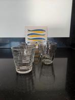 6 Duralex Glazen - Made in France - Verschillende Designs, Glas of Glazen, Gebruikt, Ophalen of Verzenden, Glas