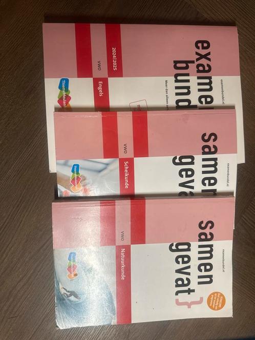 VWO samengevat Set: Engels, Scheikunde, Natuurkunde, Boeken, Schoolboeken, Zo goed als nieuw, Engels, VWO, Ophalen of Verzenden