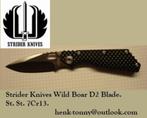 T.k.a. Strider Knife Wild Boar D2, Ophalen of Verzenden, Overige soorten, Amerika, Mes of Dolk