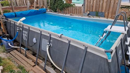 intex zwembad met zandfilterpomp en warmtepomp en veel meer, Tuin en Terras, Zwembaden, Gebruikt, Opzetzwembad, 120 cm of meer